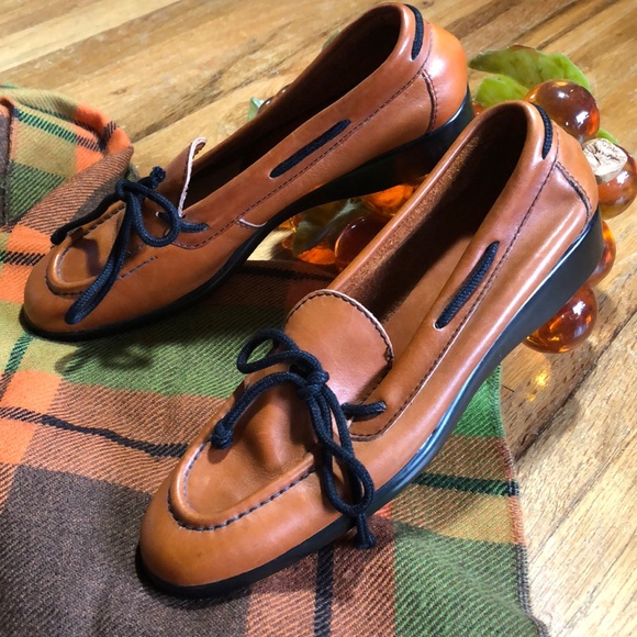 Vintage Saks Fifth Avenue Leather Loafers 8N - Picture 8 of 8